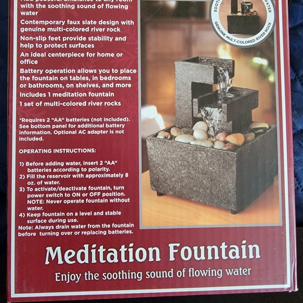 Meditation fountain